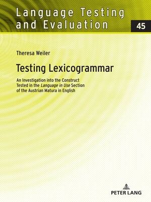 cover image of Testing Lexicogrammar